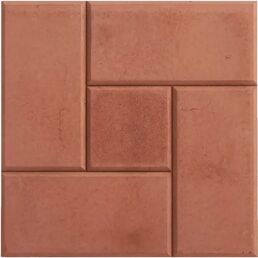 Плитка тротуарная Калифорния 30x300x300 мм красный
