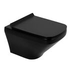 Комплект унитаз с инсталляцией BelBagno Sela BB3201CHR-MB/BB3201SC-MB/BB002-80/BB007-PR-NERO.M безободковый, микролифт, черный кнопка черная