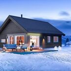 Комплект светодиодной ленты для уличной подсветки 220В 12Вт/м smd2835 120д/м IP65 1200Лм/м ширина подложки 12мм 5м т/б 3000К