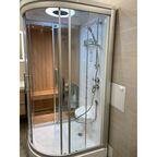Душевая кабина с финской сауной Frank F-901 R 170x110