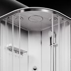 Душевая кабина Am.Pm X-Joy 100x100 W94C-401-100MT стекло прозрачное, профиль хром