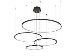 Подвесная люстра NewPort LOREN 15104/S black glossy