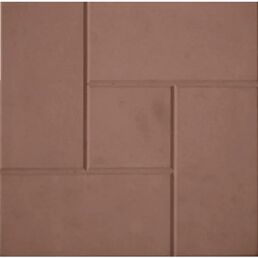 Тротуарная плитка Калифорния 300x300x30 мм коричневый