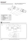 Смесители для ванны Bravat Gina F365104C-ENG