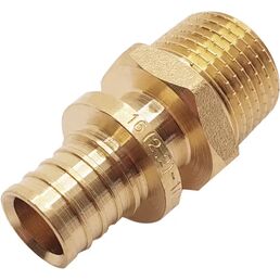 Переходник Ростерм 1/2"x16 мм НР латунь