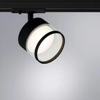 Трековый светильник спот Arte Lamp Faro однофазный цвет черный