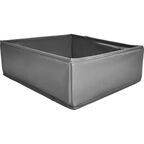 Набор коробок без крышки 31x31/15x31/15x15 см полиэстер цвет серый 4 шт