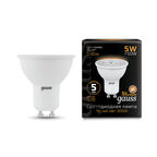 Светодиодная лампа Gauss LED MR16 GU10 5W 3000K 1/10/100