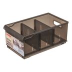 Контейнер для хранения Optima 16.5x12.9x30.5 см полипропилен цвет коричневый