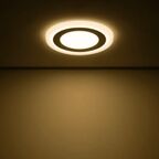 Светильник встраиваемый Gauss Backlight BL116 круглый 6 и 3 Вт свет тёплый белый