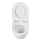 Унитаз подвесной BelBagno Sfera-r BB046CHR/SC безободковый, с крышкой микролифт, белый