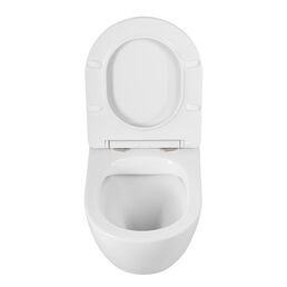 Унитаз подвесной BelBagno Sfera-r BB046CHR/SC безободковый, с крышкой микролифт, белый