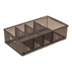 Контейнер для хранения Optima 24.2x12.9x44.7 см полипропилен цвет коричневый