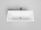 Ванна из искусственного камня Salini  Orlanda Axis 170x75 103223M S-Stone белая матовая