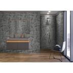 Комплект стеновых панелей ПВХ Venta Черный мрамор 2700x375x8 мм 2.025 м² 2шт