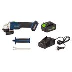 УШМ аккумуляторная бесщеточная Rockfield RF2204BK, 20 В Li-ion 4 Ач, 125 мм
