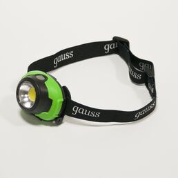 Налобный фонарь светодиодный с выключателем IP42 Gauss GF302