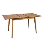 Стол кухонный Экомебель Корт раскладной 70x75x120 см прямоугольный дерево цвет орех