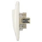 Выключатель встраиваемый Systeme Electric Blanca 1 клавиша с подсветкой цвет белый