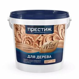 Престиж, шпатлевка по дереву, акриловая, финишная, красное дерево, 1 кг