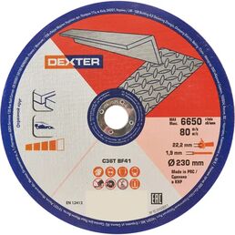 Диск отрезной по алюминию тип 41 Dexter 230x22.2x1.9 мм
