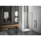 Душевая дверь в нишу Makiato WTW-OD-120-C-WE, 185x120 см хромированный профиль прозрачное стекло распашная