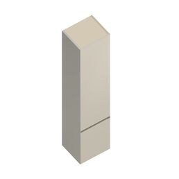 Шкаф-пенал Kerama Marazzi Cubo подвесной левый, лимо матовый