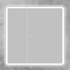 Зеркальный шкаф с подсветкой BelBagno Marino 80 см SPC-MAR-800/800-2A-LED-TCH белый