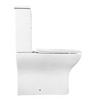 Унитаз-компакт безободковый Azario Fresco AZ-8302 с крышкой микролифт, белый