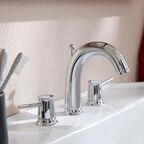 Смеситель для раковины Grohe BauClassic 20470000 хром, с донным клапаном