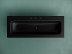 Раковина накладная мебельная Ceramica Nova Grace 1210x457x137 мм CN7024MB, с тремя отверстиями под смеситель, черный матовый