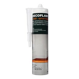Клей-шпатлевка Decoflair для напольных плинтусов и декоративных элементов из полистирола 500 г