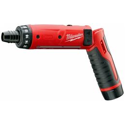 Аккумуляторная отвертка Milwaukee M4 D черный/красный коробка