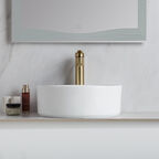 Раковина накладная BelBagno BB1342H300 41 см белая