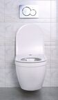 Подвесной унитаз BelBagno Loto BB070CHR/SC безободковый, белый с сиденьем микролифт