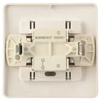 Выключатель встраиваемый Systeme Electric Blanca 1 клавиша цвет титановый