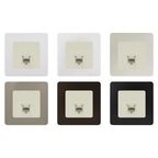 Розетка компьютерная RJ45 категория 5e UTP - Legrand Etika - слоновая кость