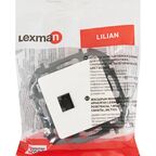 Розетка компьютерная RJ45 категория 5e UTP - Lexman Lilian - белый