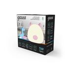 Светильник ночник настольный Gauss Qplus модель GTL703 5W 200lm 2700-6000K 5V Li-ion 1200mA розовый диммируемый LED