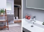 Комплект мебели Aquanet Nova Lite 76 см подвесной (тумба с раковиной и зеркалом)