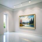 Краска водоэмульсионная для стен и потолков износостойкая матовая Profipaints SILVER INTERIOR VISION 0.9л , Безмятежная юность