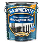 Краска по ржавчине 3в1 Hammerite зеленый мох RAL 6005 молотковая матовая 5 л