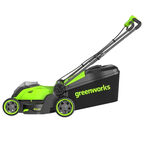 Газонокосилка аккумуляторная Greenworks GD40LM411 c 1хАКБ 5Ач и ЗУ (2521007UG)