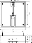 Скрытая часть Hansgrohe Raindance Е Air 26254180