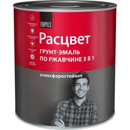 Алкидная грунт-эмаль по ржавчине Расцвет 65174