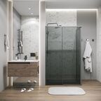 Душевой уголок Grossman Galaxy 140x90 120.K33.01.1490.42.10 без поддона, стекло тонированное, профиль графит