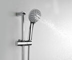 Смеситель для ванны и для душа Wasserkraft комплект 3в1 A31011 хром