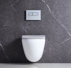 Подвесной унитаз BelBagno Amanda  P-trap BB051CHR без сиденья, с закрытым дном