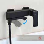 Смеситель для ванны и душа Raglo R01 R01.30.06 черный