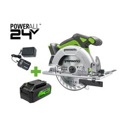Бесщеточная дисковая пила GreenWorks GD24CS165 1501607VUB